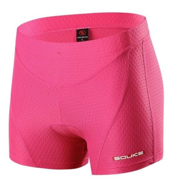 Women's Eco-Daily 3D Padded Cycling Shorts-PS6011-Pink - Picture 1 of 4
